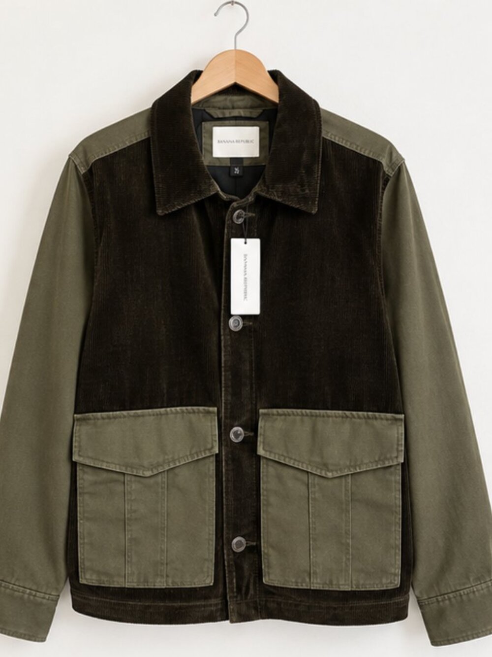 Banana Republic Corduroy Utility Jacket Men’s XL NWT